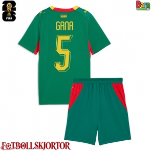 Senegal Idrissa Gueye #5 Borta Kläder Barn VM 2026 Kortärmad (+ Korta byxor)